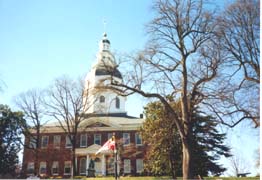 [photo, State House (from Francis St.), Annapolis, Maryland]