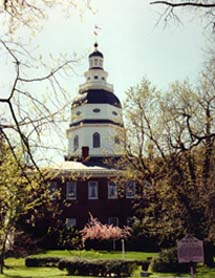 [photo, State House (view from Maryland Ave.), Annapolis, Maryland]