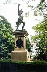 [photo, Baron DeKalb statue, State House grounds, Annapolis, Maryland]