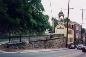[photo, Firehouse Museum,
Church Road (at Main St.), Ellicott City, Maryland]