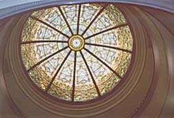 [photo, Tiffany skylight, Miller Senate Office Building, Annapolis, Maryland]