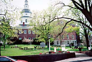 [photo, State House (view from Maryland Ave.), Annapolis, Maryland]