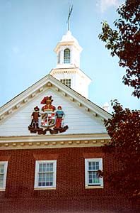 [color photograph, Goldstein Treasury Building cupola, Annapolis, Maryland]