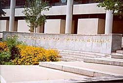 [photo, Robert C. Murphy Courts of Appeal Building entrance, Annapolis, Maryland]