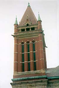 [photo, Allegany County Courthouse tower, Cumberland, Maryland]