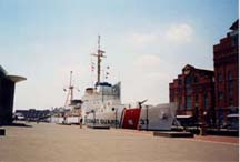 [photo, U.S. Coast Guard ship, Fells Point, Baltimore, Maryland.]