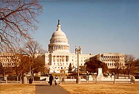 [photo, U.S. Capital (west view from mall), Washington, DC]