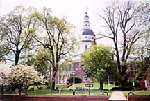[color photograph, State House (view from East St.), Annapolis, Maryland]